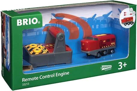 Train Express Radiocommandé - BRIO - Marche avant/arrière, stop, klaxon et phares - Garçon - 3 ans et plus ROUGE 3 - vertbaudet enfant 