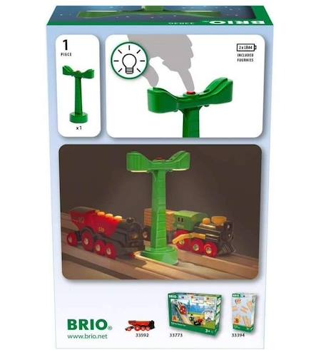 BRIO World Eclairage Ferroviaire - Accessoire pour circuit de train en bois - Ravensburger - Mixte dès 3 ans BLEU 3 - vertbaudet enfant 