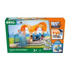 Jouet-Jeux d'imagination-BRIO World Gare Smart Tech Sound - Accessoire pour circuit de train en bois - Ravensburger - Mixte dès 3 ans