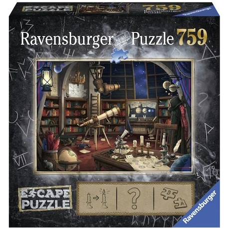 Puzzle Escape Observatoire Astronomique Ravensburger 759 pièces NOIR 1 - vertbaudet enfant 