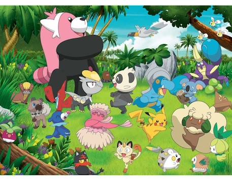 POKÉMON Puzzle 300 pièces XXL - Pokémon sauvages - Ravensburger - Puzzle Enfant 300 pièces - Dès 9 ans BLANC 3 - vertbaudet enfant 