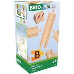 Jouet-Jeux d'imagination-Figurines, mini mondes, héros et animaux-Coffret de Démarrage BRIO World - 13 Rails - Ravensburger - Mixte dès 3 ans