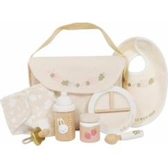 Kit De Soins Pour Poupées - Le Toy Van - Taille de la bouteille: 4,5x4,5x10 cm - Âge: 2+ - Matériau: coton, bois  - vertbaudet enfant