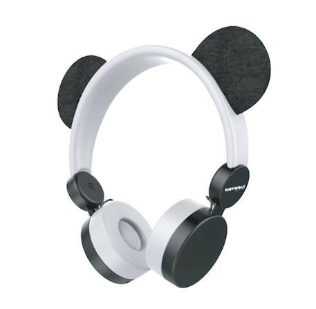 Casque audio enfant Kidyears - Panda - Kidywolf - Limitation sonore à 85dB BLANC 2 - vertbaudet enfant 