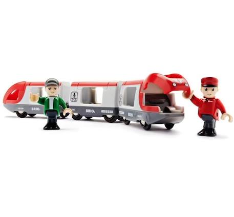 Train de Voyageurs BRIO - Circuit en bois - Ravensburger - Mixte dès 3 ans ROUGE 4 - vertbaudet enfant 