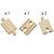 Lot de 4 mini rails droits en bois de hêtre - BRIO - Mixte - 54mm BEIGE 4 - vertbaudet enfant 