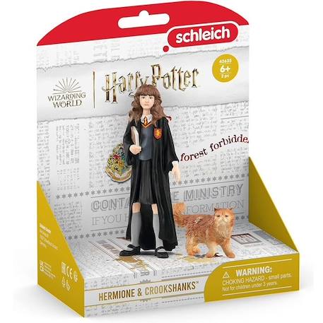 Hermione et Pattenrond, Figurine de l'univers Harry Potter®, pour enfants dès 6 ans, 3 x 3 x 10 cm - schleich 42635 WIZARDING BLANC 3 - vertbaudet enfant 