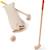 Mini Golf Double en Bois - PLAN TOYS - Mixte - A partir de 4 ans BEIGE 3 - vertbaudet enfant 