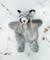 Doudou et Compagnie - HO3084 - Doudou Cie Marionnette SWEETY MOUSE Panda GRIS 3 - vertbaudet enfant 