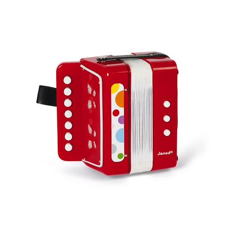 Accordéon Janod Confetti - Instrument de Musique pour Enfant - Mixte - A partir de 3 Ans ROUGE 3 - vertbaudet enfant 