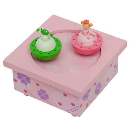 Boîte à musique en bois Princesse et Grenouille - TROUSSELIER - Rose - À partir de 3 ans - Mixte ROSE 1 - vertbaudet enfant 