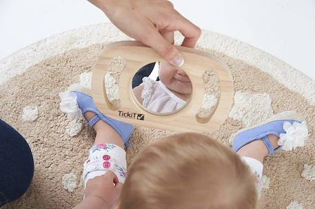 Miroir auto réfléchissant - TICKIT - Ovale - Bébé - Enfant - Jeu BEIGE 3 - vertbaudet enfant 