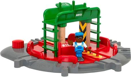 Brio World Plaque Tournante et Personnage - Accessoire pour circuit de train en bois - Ravensburger - Mixte dès 3 ans - 33476 VERT 2 - vertbaudet enfant 