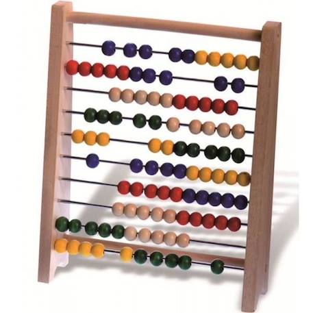 Boulier compteur en bois - Egmont Toys - A partir de 3 ans - Marron - Mixte MARRON 1 - vertbaudet enfant 