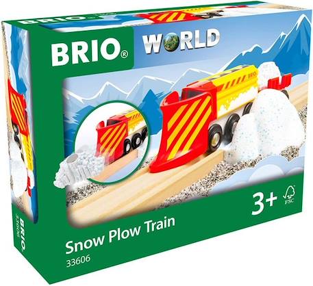 Train Chasse-neige BRIO - Accessoire Circuit de train en bois - Mixte dès 3 ans VERT 2 - vertbaudet enfant 