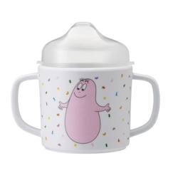 Puériculture-Tasse deux anses Barbapapa - Petit Jour - 160 ml - Tasse antidérapante en plastique