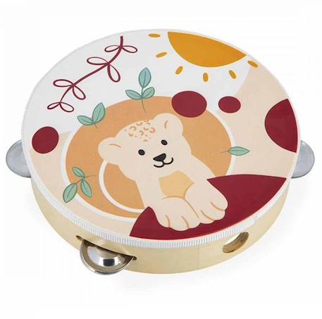 Tambourin en bois avec cymbales - JANOD - Sunshine - Rose - Pour enfants de 18 mois et plus ROSE 2 - vertbaudet enfant 