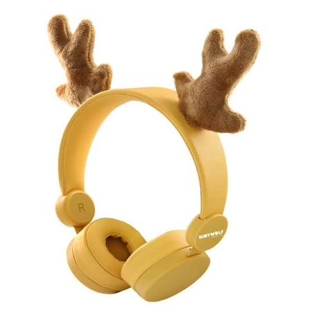 Casque audio enfant Kidyears - Cerf - Kidywolf BLANC 2 - vertbaudet enfant 