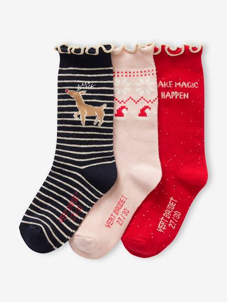 Fille-Coffret Noël Chaussettes Fille