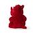 Peluche - WWF - Rira le rhino rouge 29 cm - Fibres 100% recyclées - Label environnemental Eco Blue Angel ROUGE 4 - vertbaudet enfant 