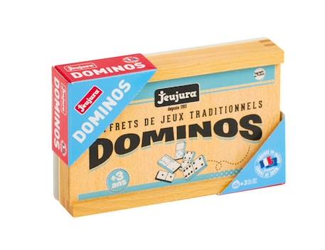 JEUJURA - Jeu de Dominos en Bois - Coffret en Bois - Garçon et Fille - A partir de 3 ans BEIGE 3 - vertbaudet enfant 