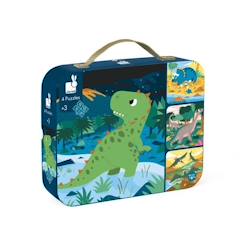 Jouet-Puzzles évolutifs Dinosaures - JANOD - Moins de 100 pièces - Mixte - 6 ans