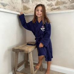 Linge de maison et décoration-Peignoir enfant 100% coton, HARRY POTTER BLASON