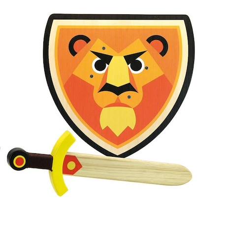 Vilac - Set bouclier et épée Lion ORANGE 2 - vertbaudet enfant 