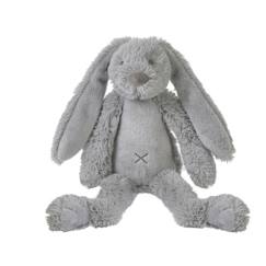 Jouet-Peluche Lapin Richie gris clair 28 cm - HAPPY HORSE - Pour Enfant - Intérieur