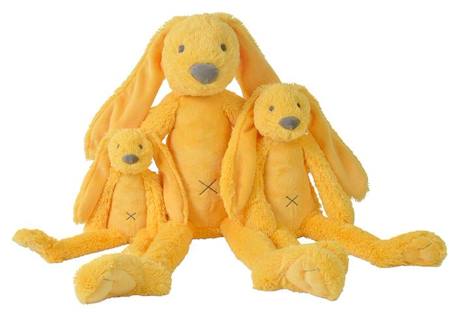 Happy Horse - Peluche Lapin Richie jaune 38 cm JAUNE 3 - vertbaudet enfant 