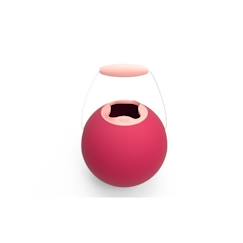 Jouet-Jeux de plein air-Seau de plage - QUUT - Ballo - Rouge cerise - Pour bébé à partir de 24 mois