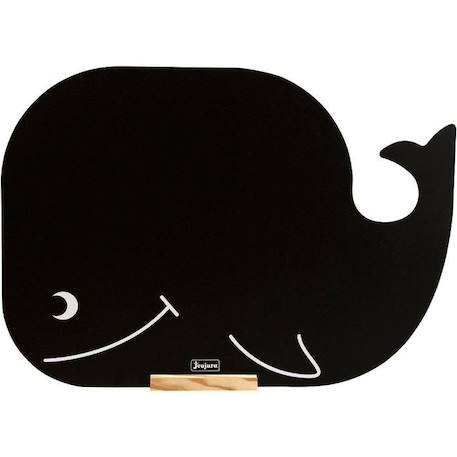 Tableau mural baleine - JEUJURA - 80 x 57 - Enfant - Intérieur NOIR 4 - vertbaudet enfant 