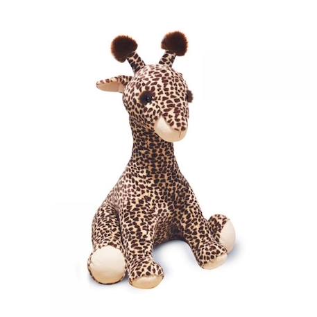 Histoire d'Ours - Peluche Lisi la girafe naturelle XXL - DOUDOU ET COMPAGNIE MARRON 2 - vertbaudet enfant 