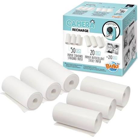 Recharges 6 rouleaux appareil photo imprimante BLANC 1 - vertbaudet enfant 