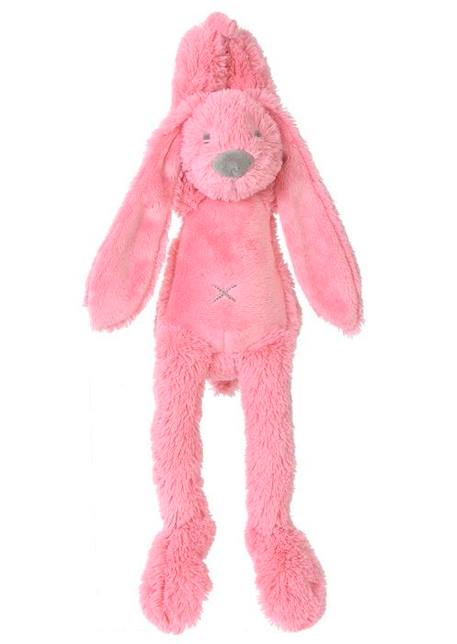 Happy Horse - Peluche musicale Lapin Richie rose ROSE 2 - vertbaudet enfant 