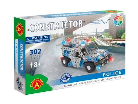 Alexander Toys - Constructor Police Patrol - Voiture de Police GRIS 2 - vertbaudet enfant 