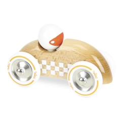 Jouet-Jeux d'imagination-Jeux de construction-Vilac - Voiture Rallye Checkers GM bois naturel