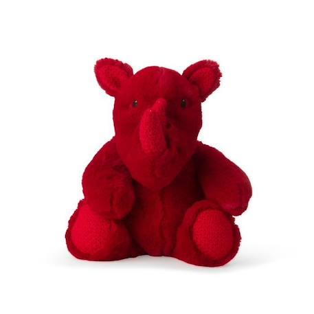 Peluche - WWF - Rira le rhino rouge 29 cm - Fibres 100% recyclées - Label environnemental Eco Blue Angel ROUGE 1 - vertbaudet enfant 