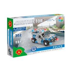 Jouet-Jeux d'imagination-Jeux de construction-Alexander Toys - Constructor Police Patrol - Voiture de Police