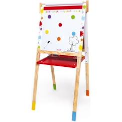 Jouet-Tableau Réglable Splash en Bois JANOD - Tableau Double Face pour Enfant - Dès 3 Ans