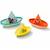 Jouet pour le bain - LILLIPUTIENS - 3 petits bateaux - Mixte - A partir de 6 mois ORANGE 1 - vertbaudet enfant 