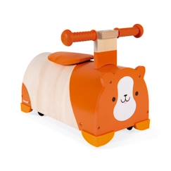 Porteur Hamster en bois JANOD - Roues multidirectionnelles - Coffre intégré - Dès 12 mois  - vertbaudet enfant