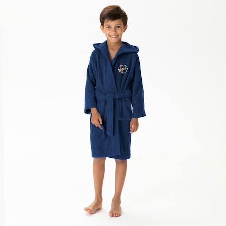 Peignoir enfant 100% coton, HARRY POTTER BLASON BLEU 3 - vertbaudet enfant 