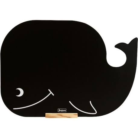 Tableau mural baleine - JEUJURA - 80 x 57 - Enfant - Intérieur NOIR 1 - vertbaudet enfant 