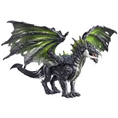 Jouet-Jeux d'imagination-Figurines, mini mondes, héros et animaux-Dungeons & Dragons, figurine articulée de 28 cm du dragon noir Rakor inspirée du film