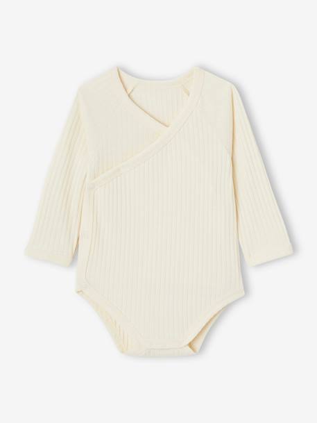 Ensemble 3 pièces mixte bébé naissance beige chiné 5 - vertbaudet enfant 