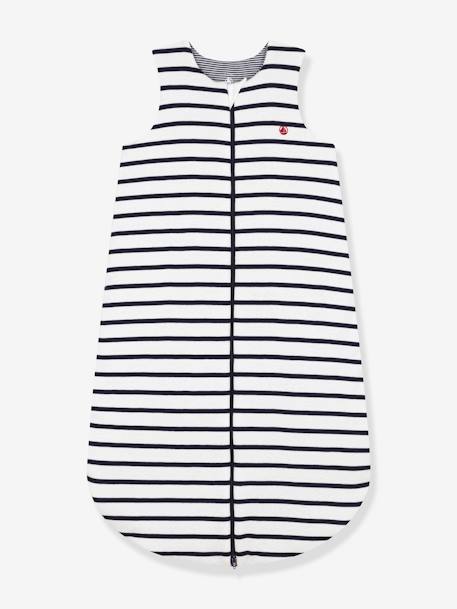 Gigoteuse à rayures en coton Petit bateau rayé bleu 1 - vertbaudet enfant 