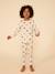 Pyjama en coton motif coeur PETIT BATEAU beige 6 - vertbaudet enfant 