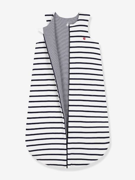 Gigoteuse à rayures en coton Petit bateau rayé bleu 2 - vertbaudet enfant 