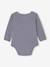 Lot 5 bodies manches longues bébé ouverture US en coton bio bleu 8 - vertbaudet enfant 